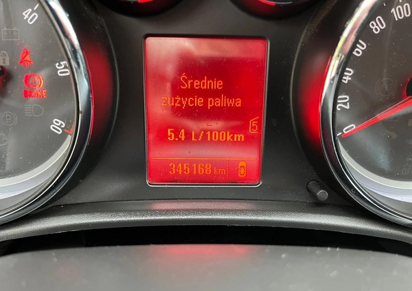 Opel Astra cena 16700 przebieg: 345168, rok produkcji 2012 z Nałęczów małe 56